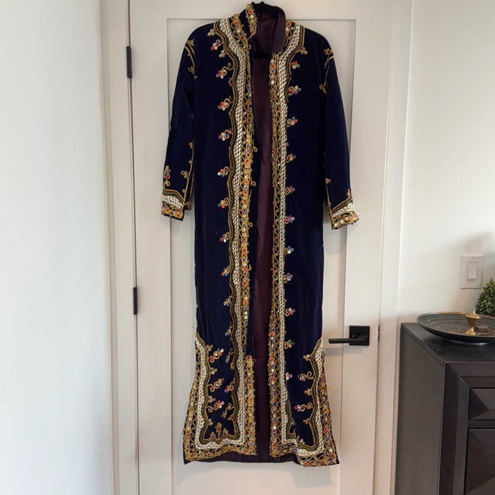 Ornate, one-of-a-kind, unisex coat/robe